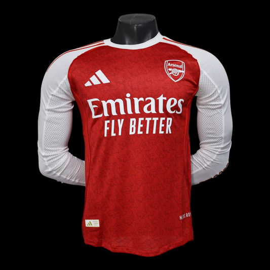 Arsenal Maillot Manches Longues Domicile 25/26 – Version Player